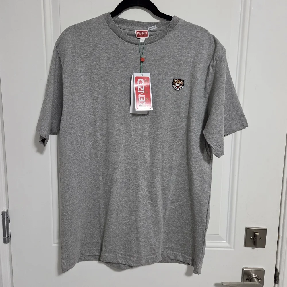 NWT - Kenzo Lucky Tiger Men's Short Sleeve Tee - Made In Portugal - Size L, XL - Picture 1 of 11